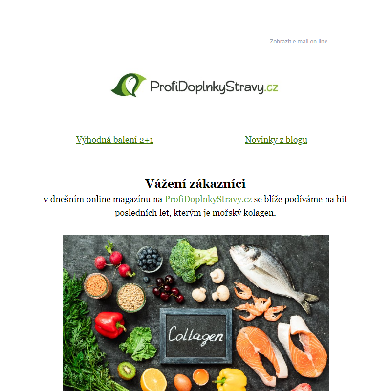 Mořský kolagen, na co je dobrý? Tipy na ProfiDoplnkyStravy.cz