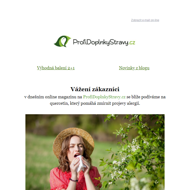 Jak zmírnit projevy alergií? Tipy na ProfiDoplnkyStravy.cz