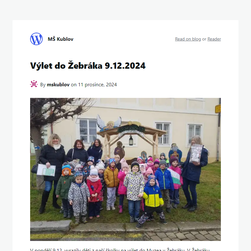 Výlet do Žebráka 9.12.2024