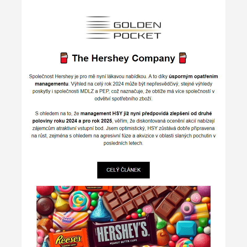 NOVÝ ČLÁNEK | _ The Hershey Company _