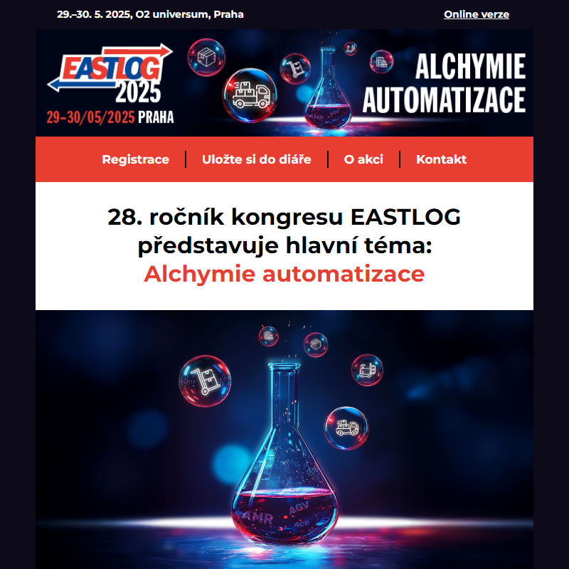 Alchymie automatizace jako hlavní téma kongresu EASTLOG 2025