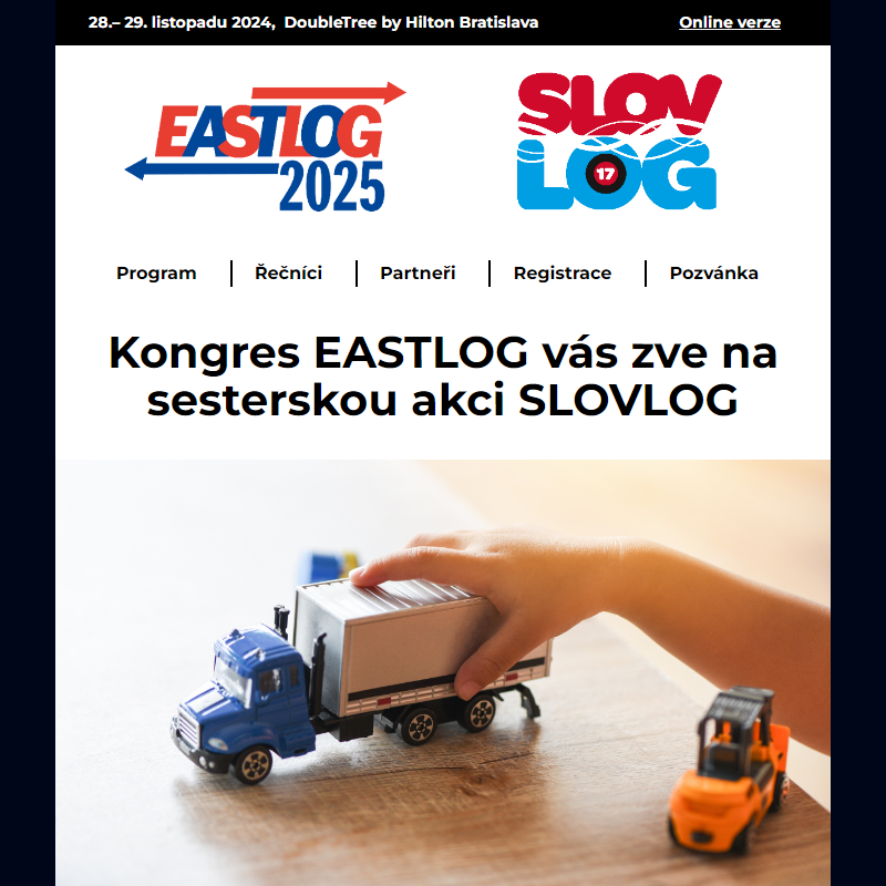 Zveme vás na sesterskou akci SLOVLOG 17, která se uskuteční již příští týden