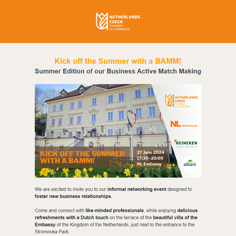 Invitation: Kick off the Summer with a BAMM! | 27 June 2024