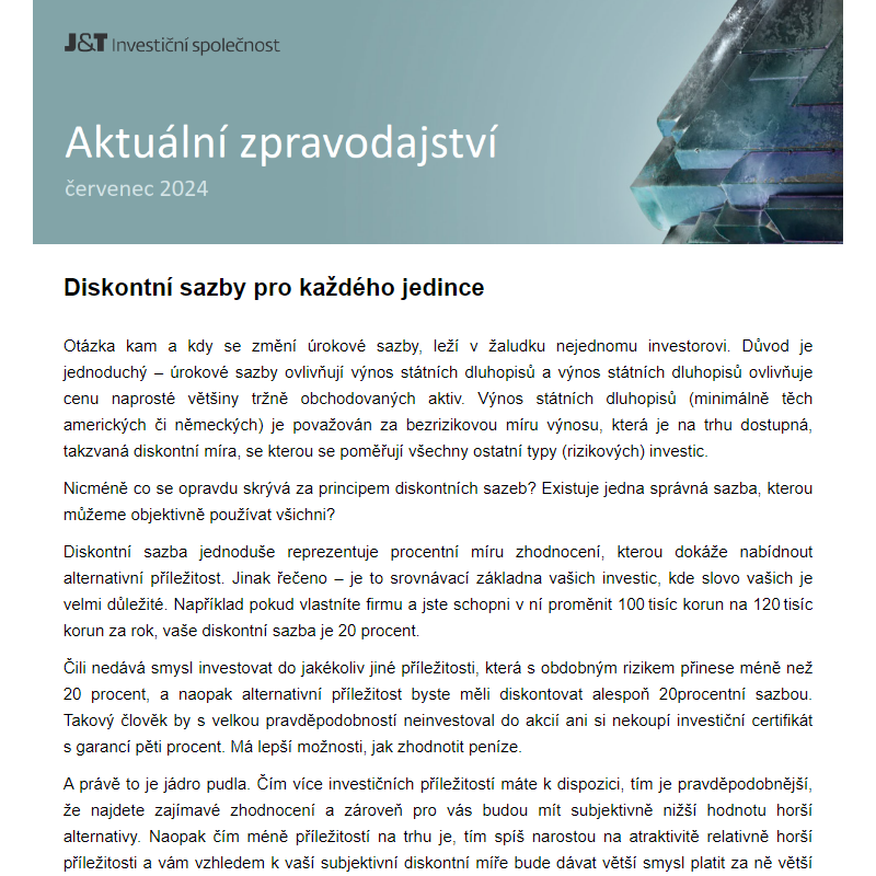 Newsletter červenec 2024