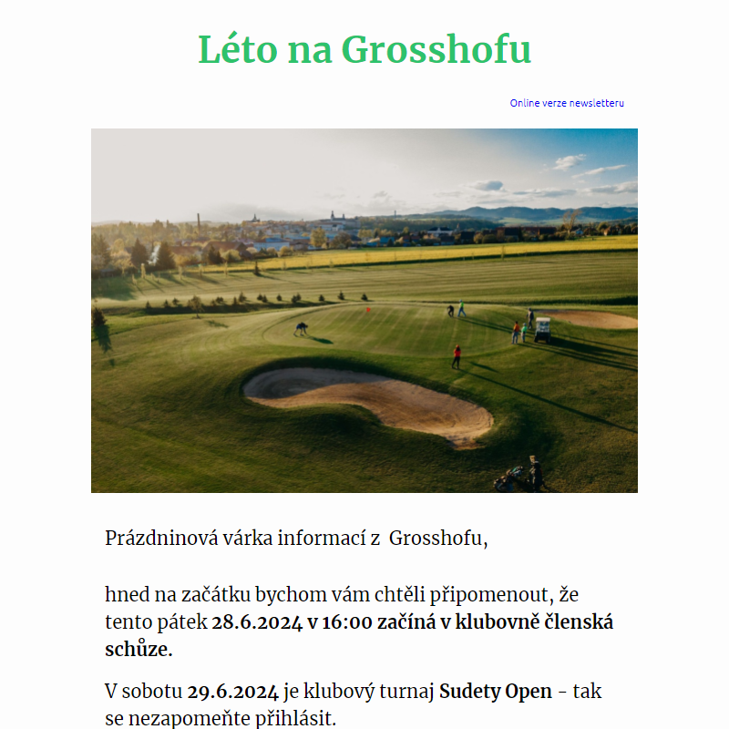 Léto na Grosshofu