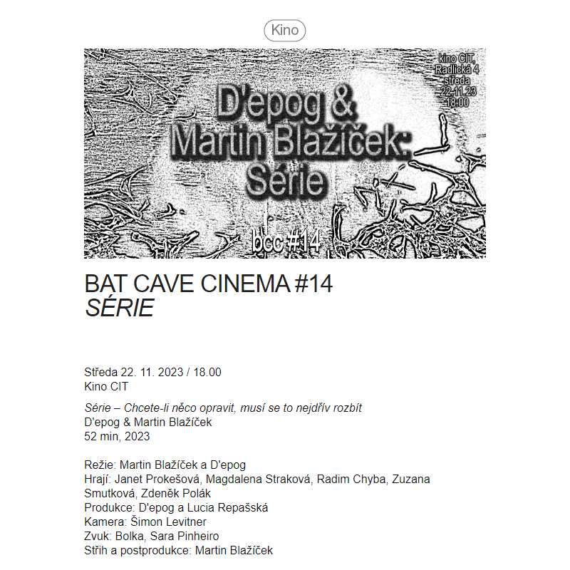 BAT CAVE CINEMA #14: Série