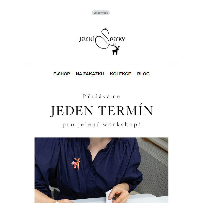 Přidáváme JEDEN termín pro jelení workshop