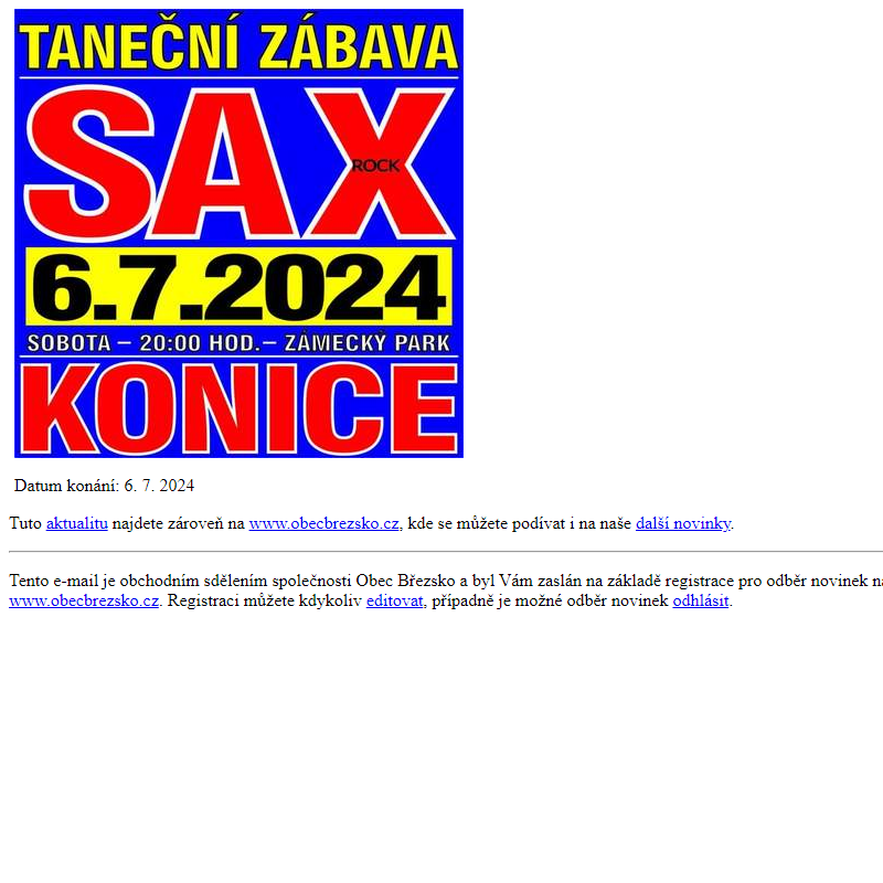 SAX v Konici