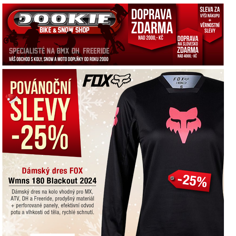 DOOKIE.cz | Povánoční slevy