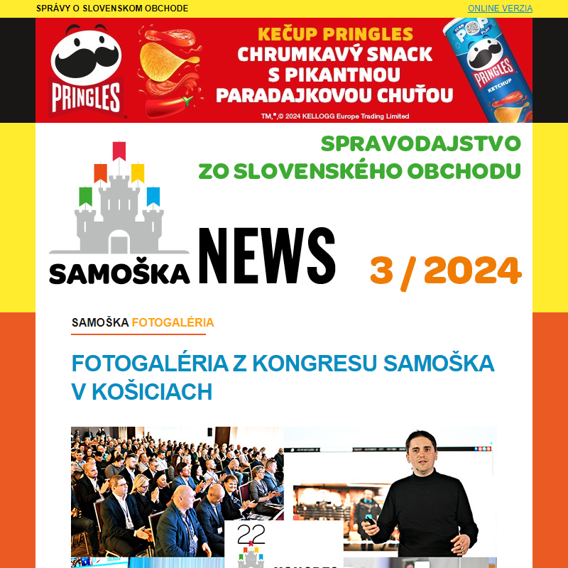 3/2024: Pozrite sa na fotogalériu z kongresu Samoška... a ďalšie správy