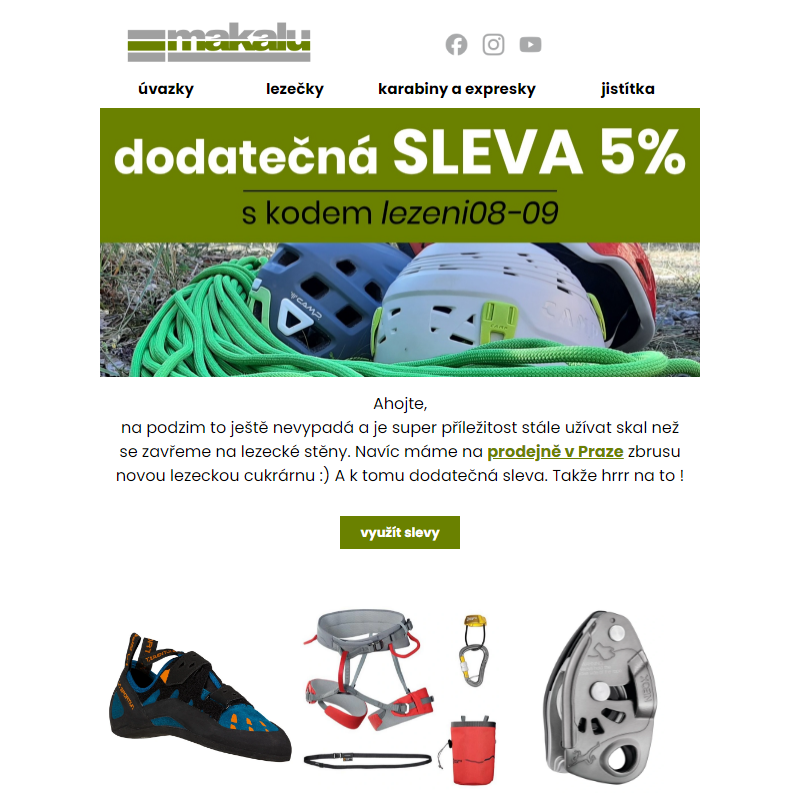 Konec léta _ plný lezení a skal s dodatečnou slevou _