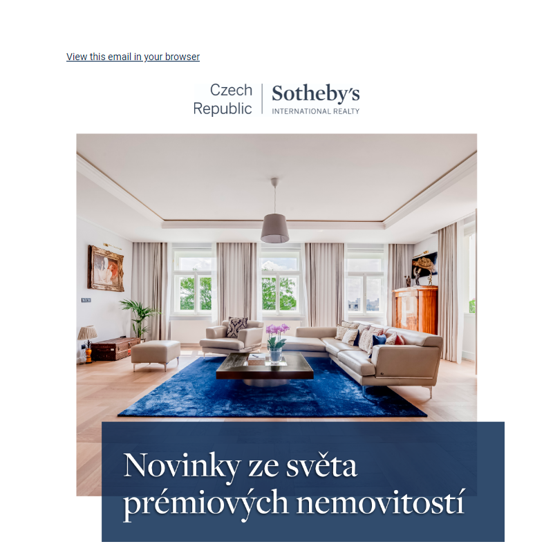 Prázdninové novinky ze světa nemovitostí, umění a designu