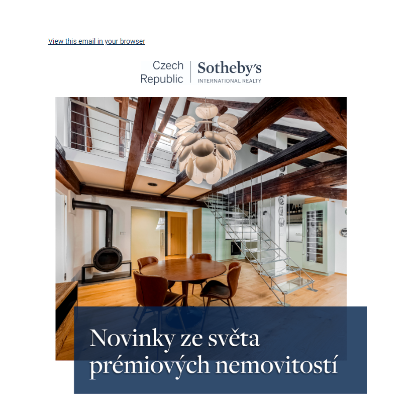 Srpnové novinky ze světa nemovitostí, umění a designu