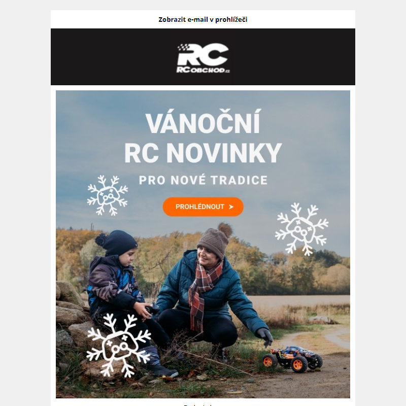 Vánoční RC novinky skladem se SLEVOU 13 %.