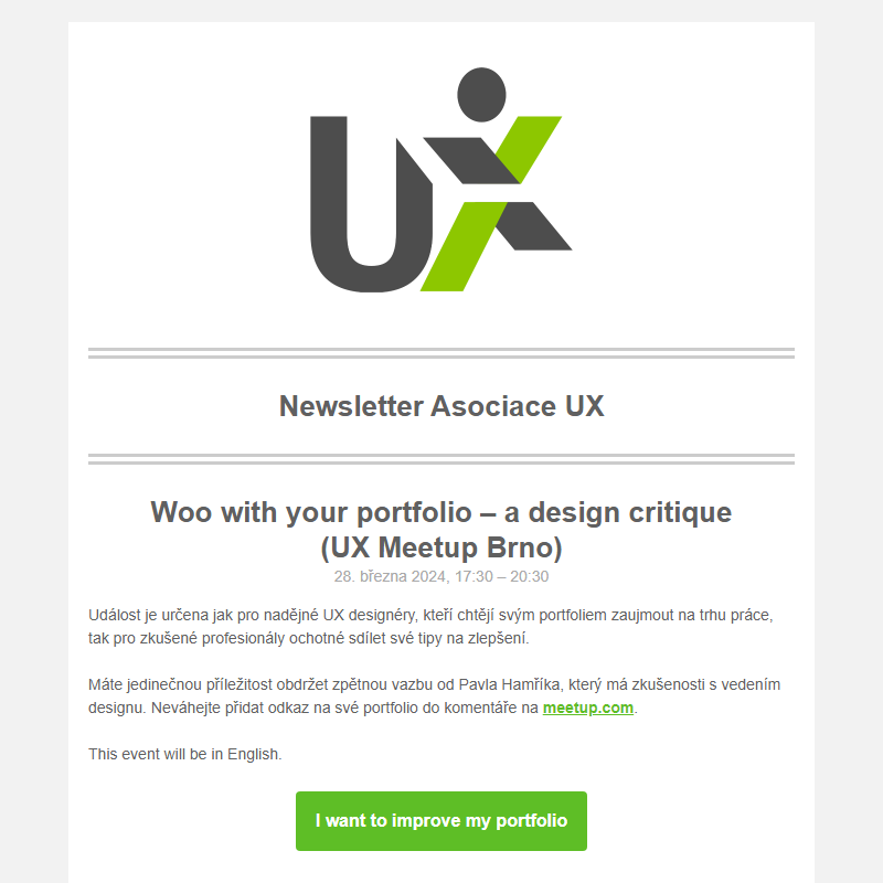 WebExpo se slevou i UX na VŠE