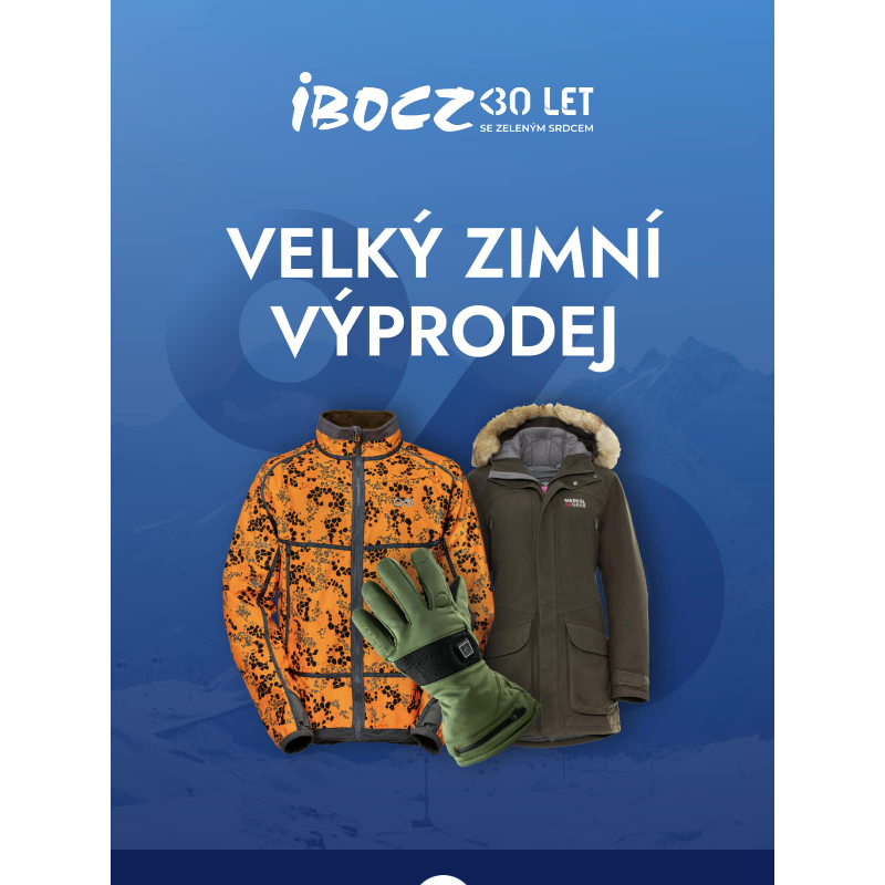  Velký zimní výprodej - Slevy, které tě rozehřejí na IBOCZ.cz