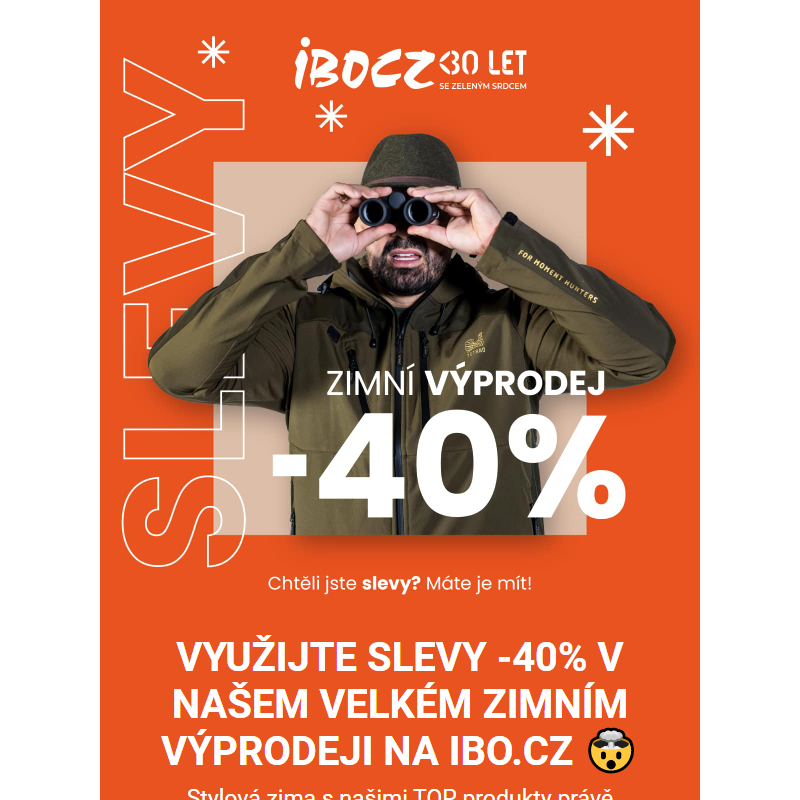 __ Velký zimní výprodej je TU! Slevy až -40%! _ Nakupujte s rozumem na IBOCZ.cz! __