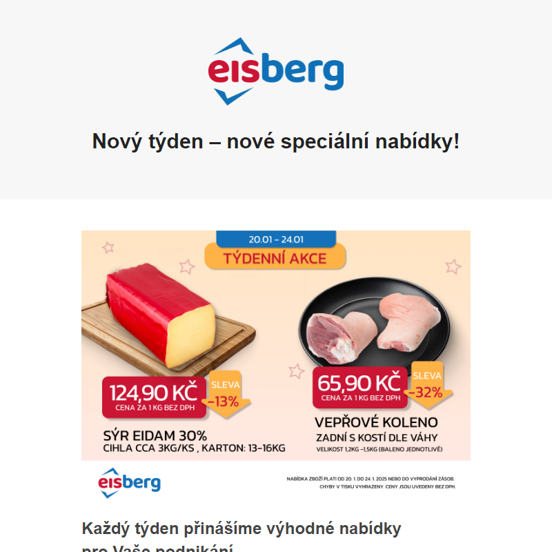 Nový týden – nové speciální nabídky!