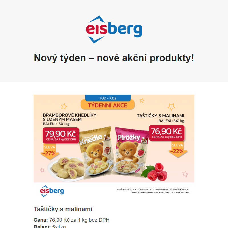 Nový týden – nové speciální nabídky!