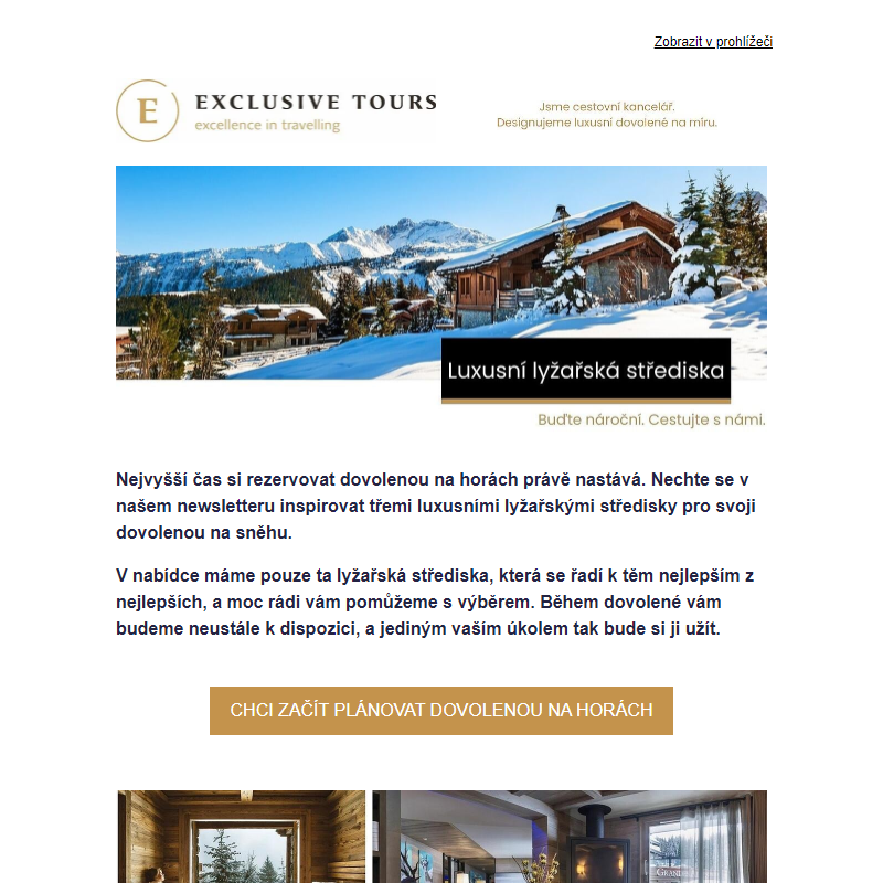 3 tipy na luxusní evropská lyžařská střediska,...