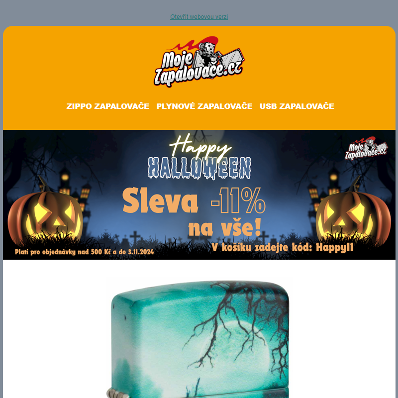 Sleva 11 % Happy Halloween _