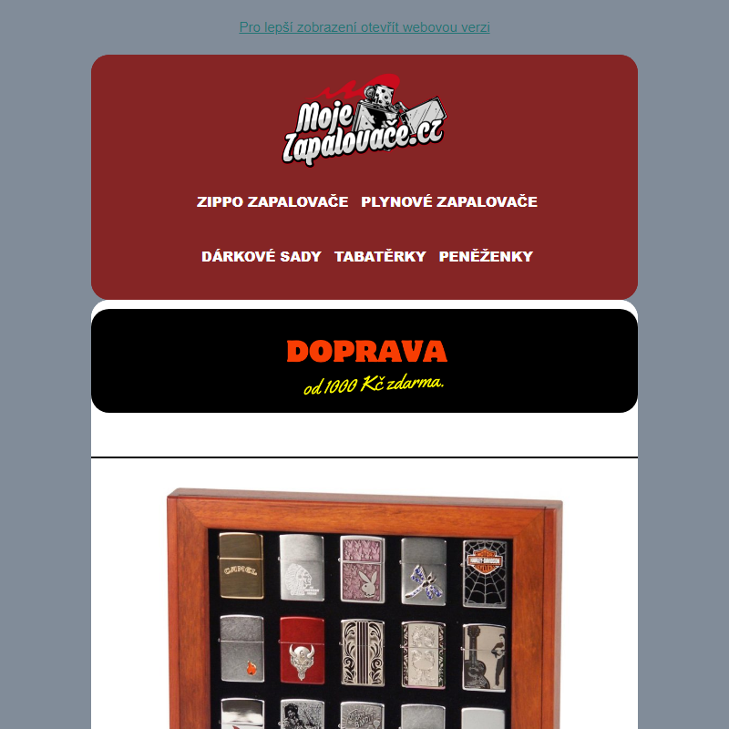 Zippo na max - doplňky a příslušenství _