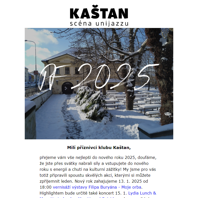 Začínáme rok 2025 v Kaštanu _