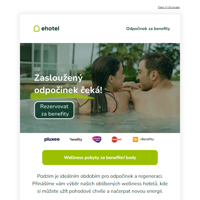 Podzimní relaxace: Objevte naše TOP wellness hotely