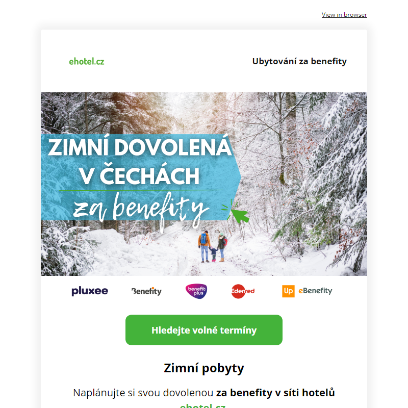 Hotely pro zimní výlet po Česku __