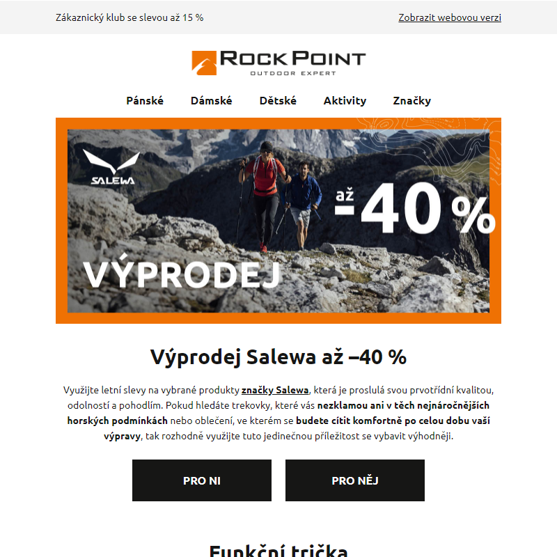 Výprodej Salewa až –40 %