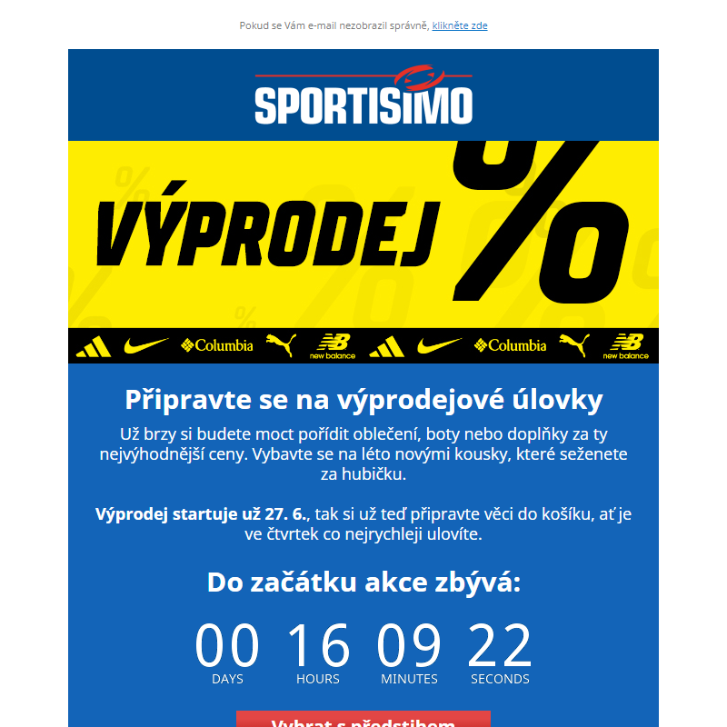 __ Výprodej se blíží! _ Už 27. 6.