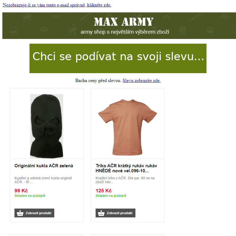 Využijte slevy až 50%