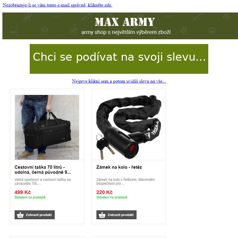 Využijte svoji slevu na všechno - až 40%