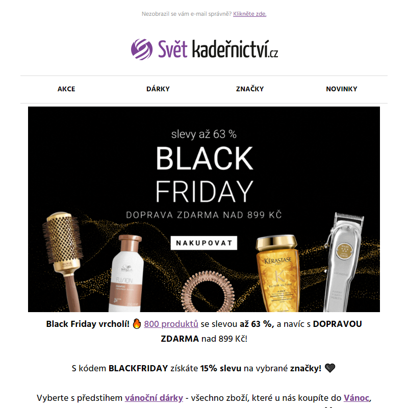 _ Black Friday - 800 produktů se slevou až 63 %!