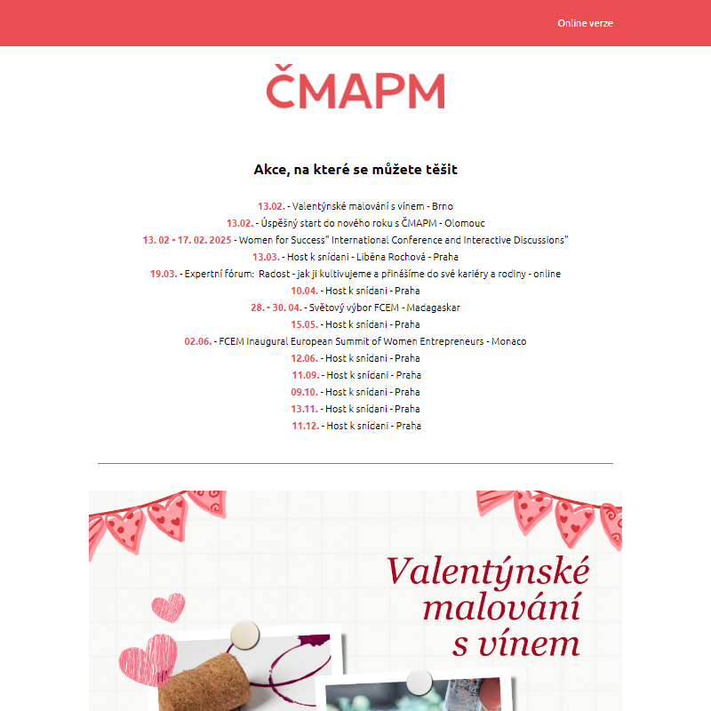 Newsletter ČMAPM