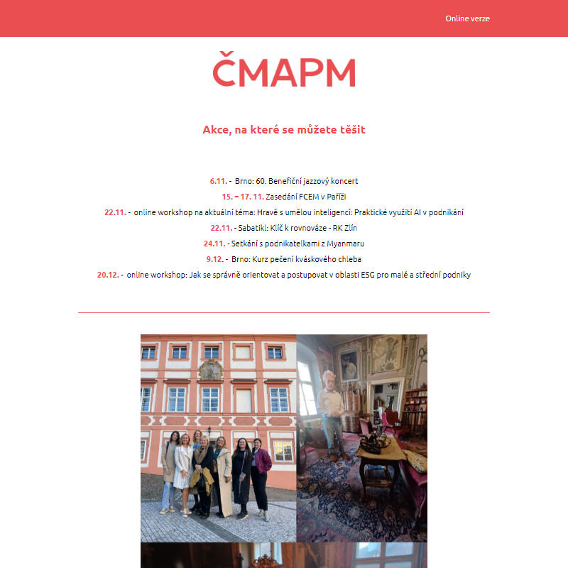 Newsletter ČMAPM