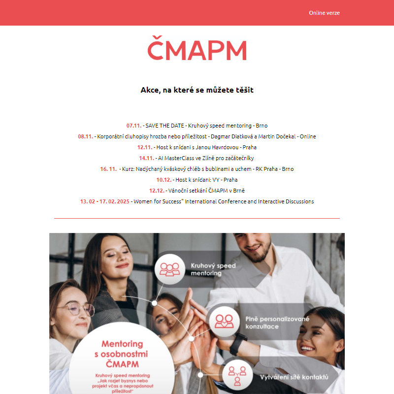 Newsletter ČMAPM