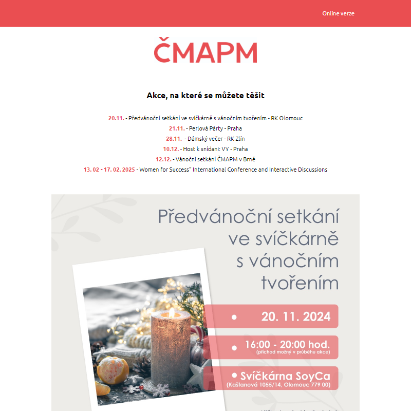 Newsletter ČMAPM