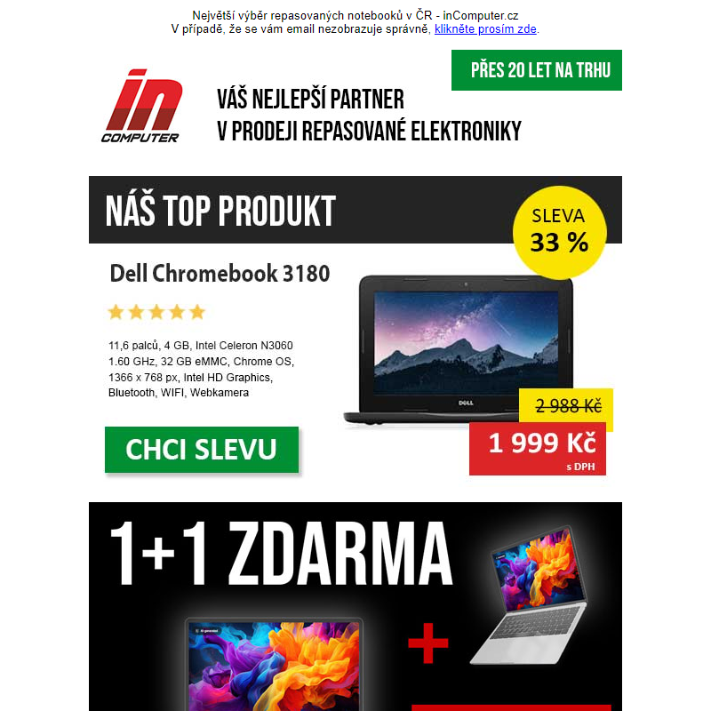 Bleskový výprodej se slevami až 49%! - inComputer.cz - obchodní sdělení