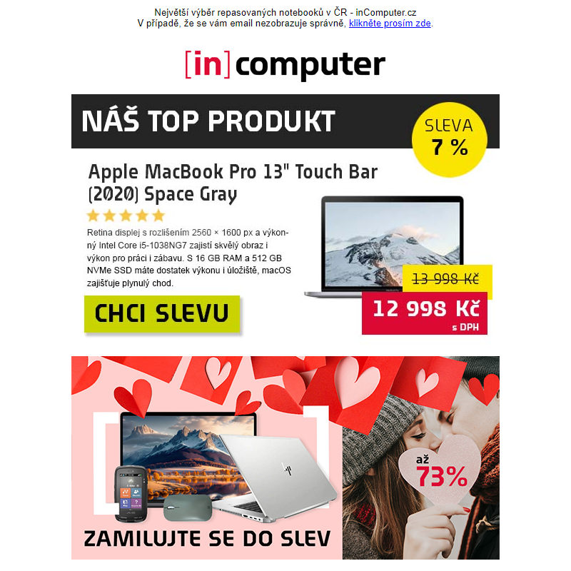 Zahajujeme masakr cen - slevy až 79 % - inComputer.cz - obchodní sdělení