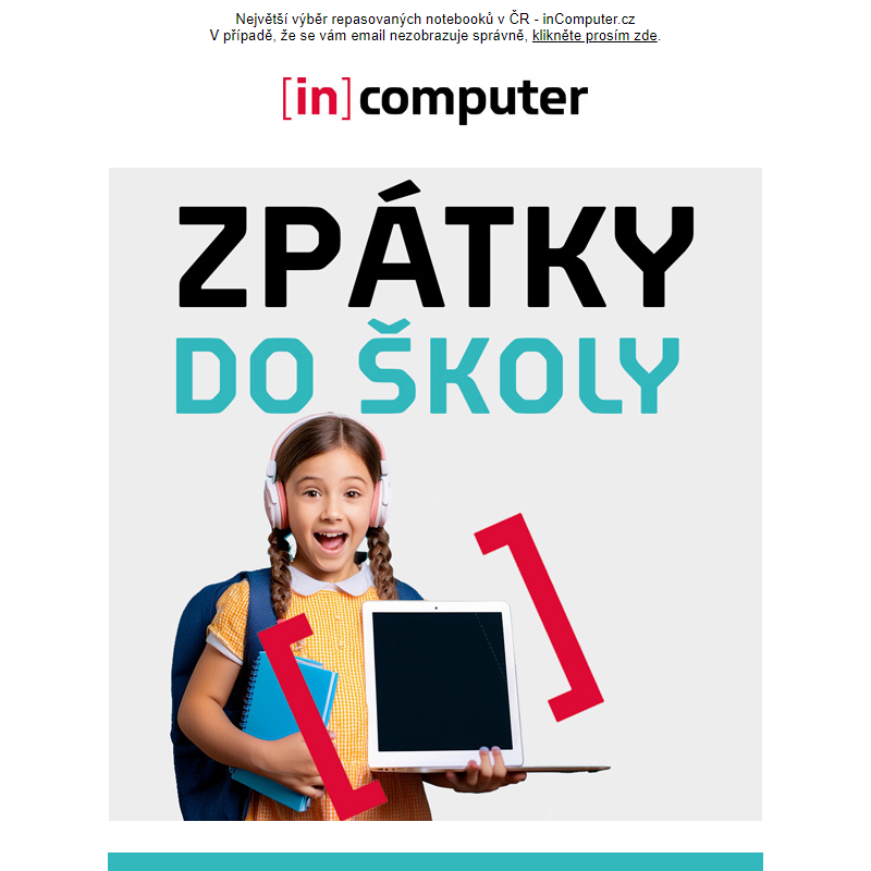 Zpátky do školy MEGA SLEVY až 32% - inComputer.cz - obchodní sdělení