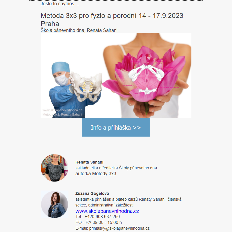 Last call _ _ Kurz Metody 3x3 pro fyzioterapeutky a porodní asistentky _ v Praze _  14 - 17. září 2023