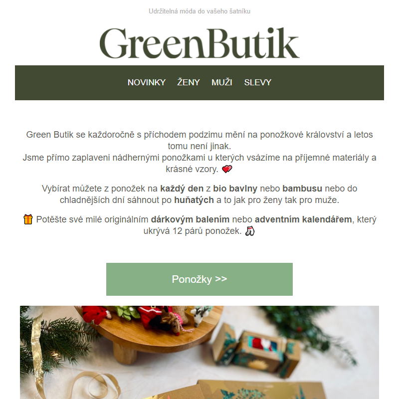 _ Ponožkové království jménem Green Butik _