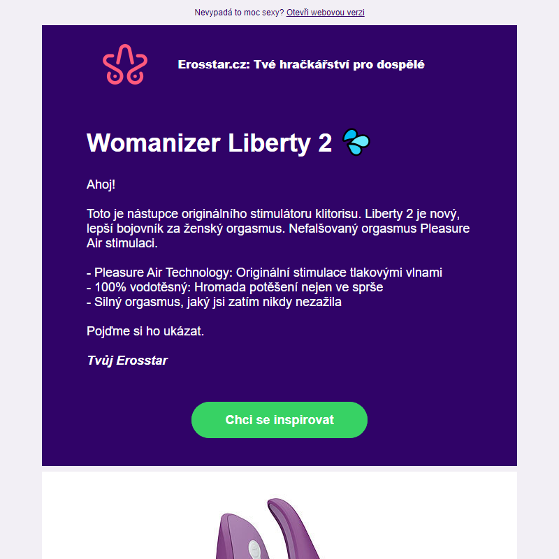 Womanizer Liberty 2 _ Nefalšovaný ženský orgasmus