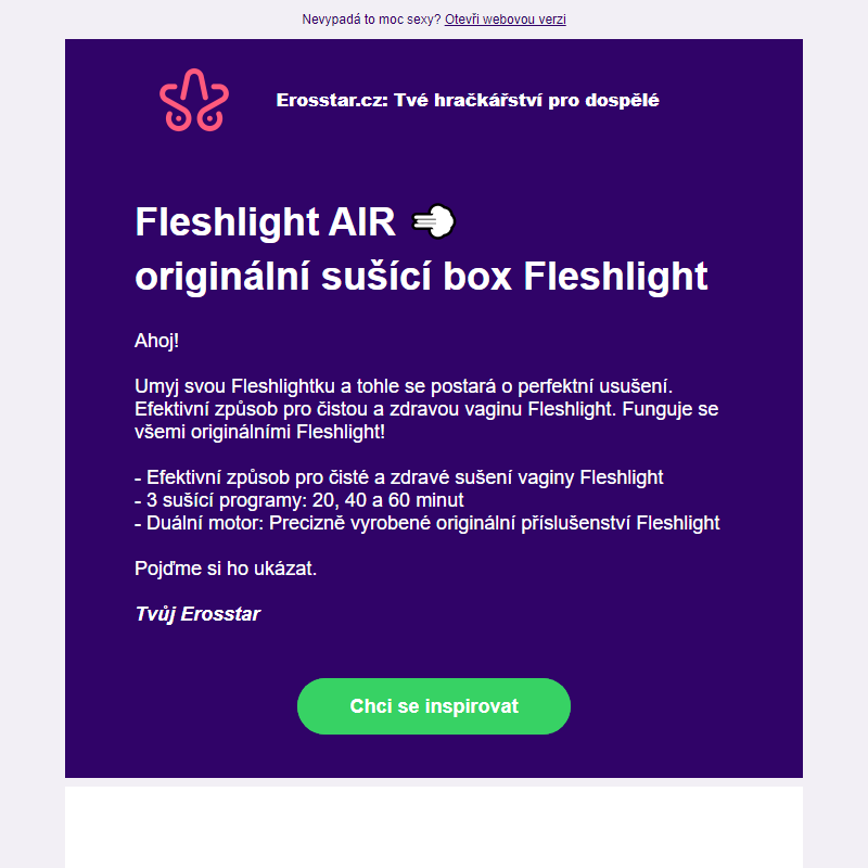 Fleshlight AIR _ originální sušící box Fleshlight