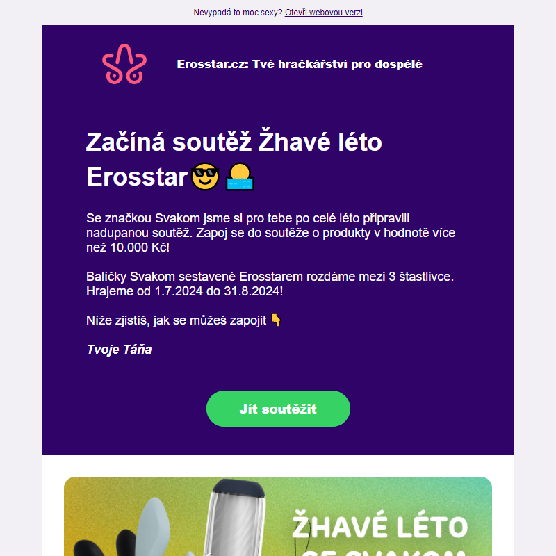 Soutěž  Žhavé léto Erosstar__Zapoj se!