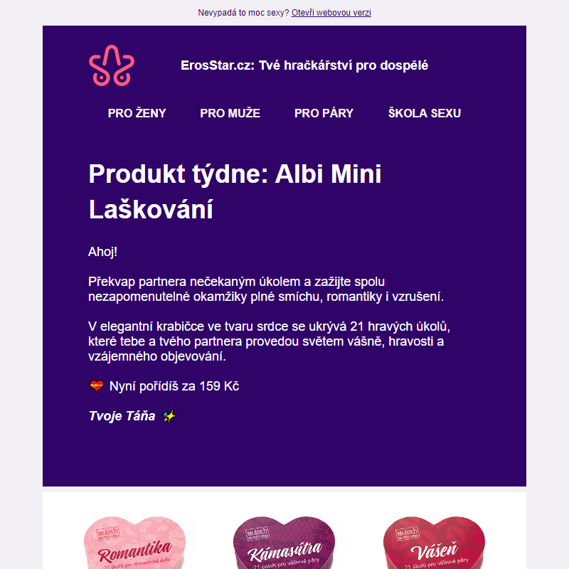 Produkt týdne: 21 Úkolů pro páry [Jen 159 Kč]