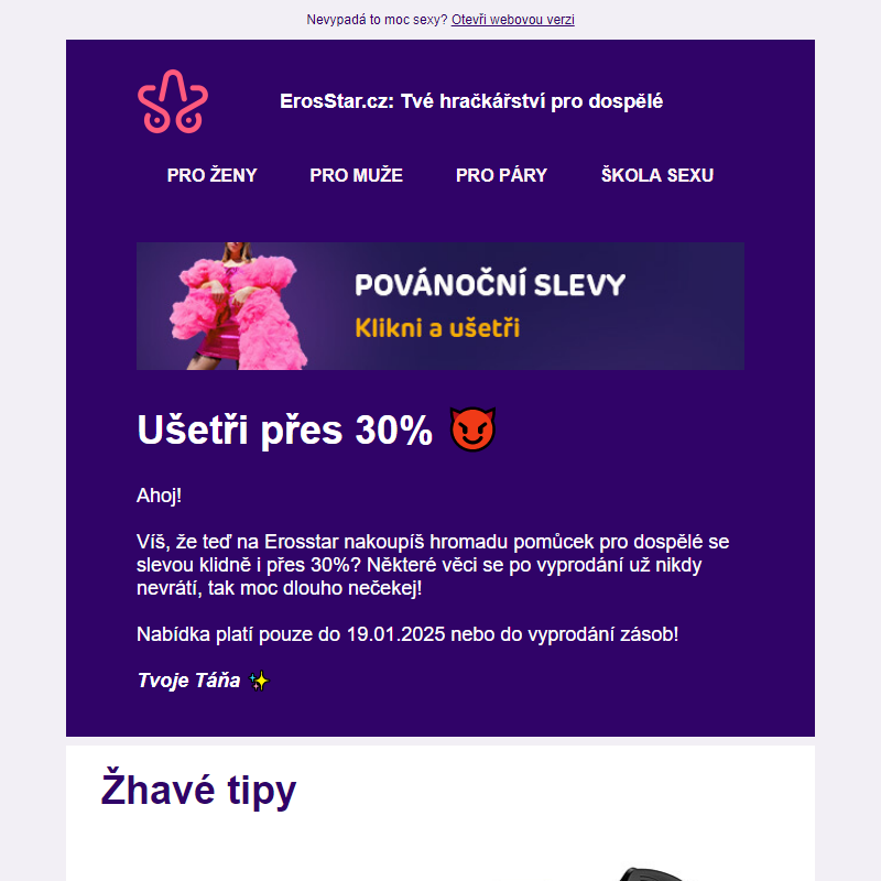 Žhavý výprodej Erosstar _ Ušetři přes 30%