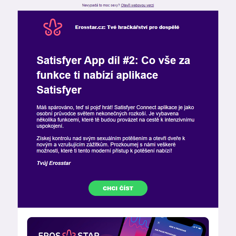 Satisfyer App: Funkce pro maximální potěšení