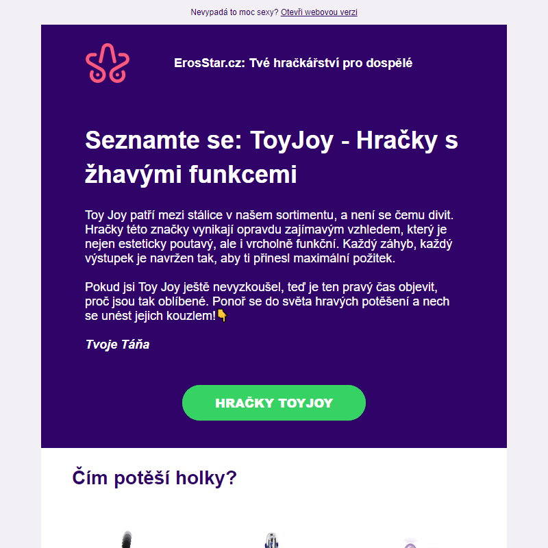 Potěšení s ToyJoy